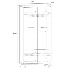 Skapis BOX 2D