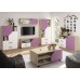Augstais plaukts PAX 80 1D2S, Ozols/Balts/Lavanda