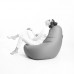 Ādas sēžammaiss COMFORT 120 sarkans