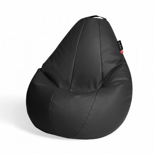 Ādas sēžammaiss COMFORT 120 melns
