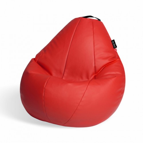 Ādas sēžammaiss COMFORT 90 sarkans