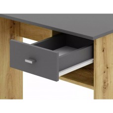 Koka datorgalds B-011 ozols artisan/tumši pelēks