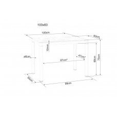 Ēdamgalds DAMAR 100 ozols artisan
