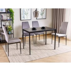 Virtuves galds MARIO melns marmors/melns