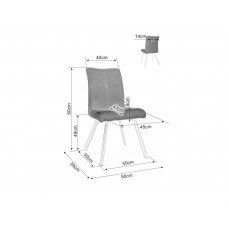 Auduma ēdamkrēsls SWING BREGO