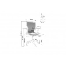 Ofisa krēsls Q-328 melns