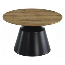 Kafijas galdiņu komplekts ITAKA melns/ozols artisan