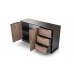 Kumode LATI 2D3S, ozols/melns Kumode LATI 2D3S, ozols/melns